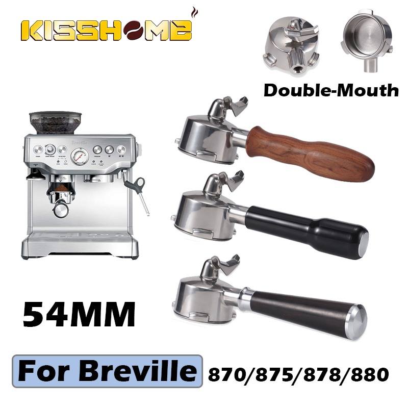 Breville Espresso Bes870 - 54mm Koffie Filterhouder Dubbele Uitloop Met
