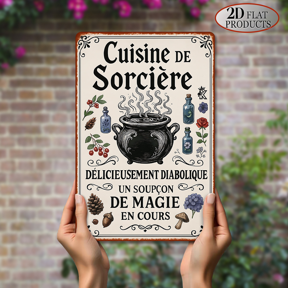 Home Cooking Easy Recipes - 2D plat, 1 stuk vintage gotische