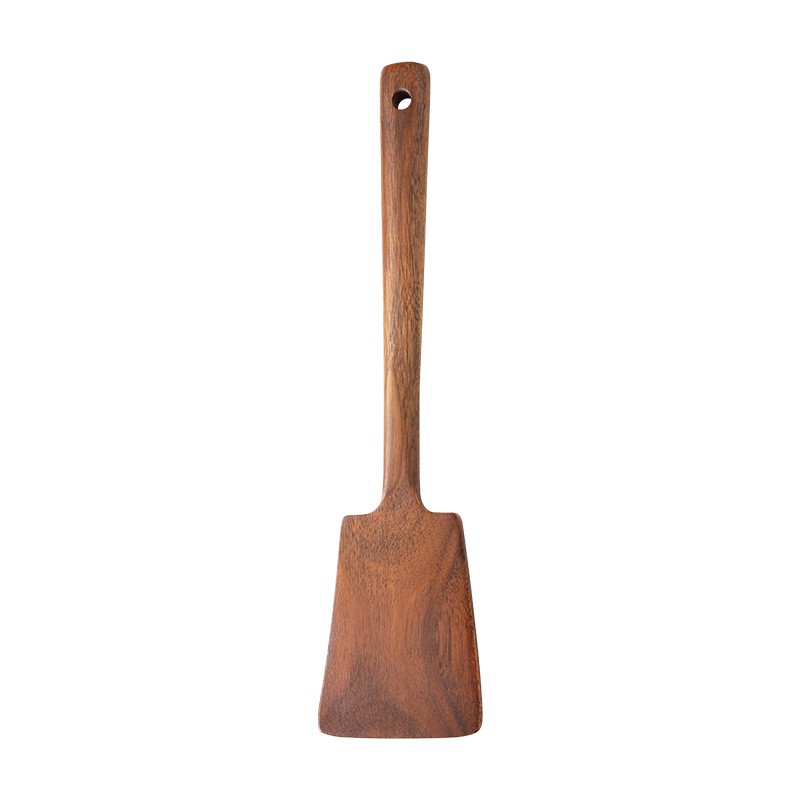 Home Cooking Kitchen - 1PC-Houten spatel voor antiaanbakpan; speciaal houten