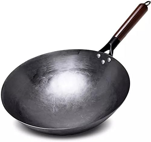Wok Carbon Steel - Traditionele ijzeren wok, woks zonder coating,