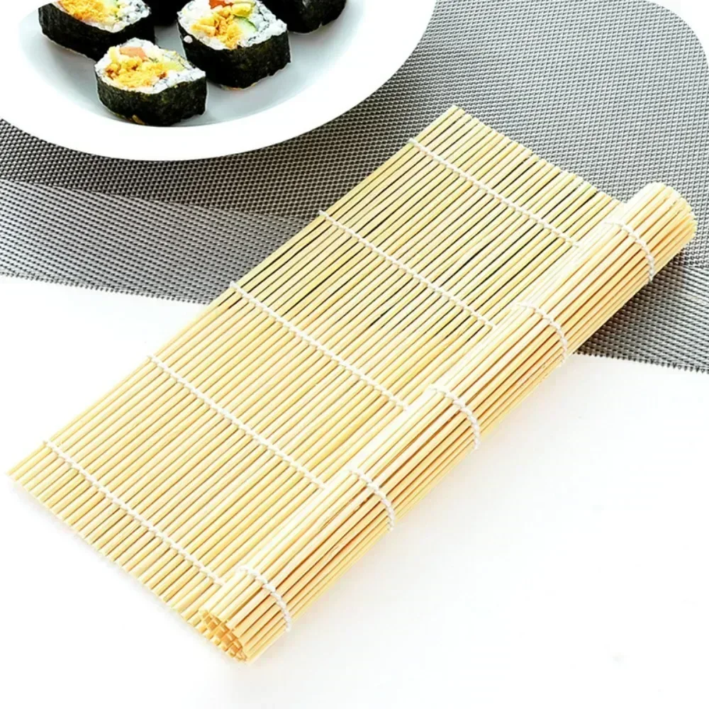Sushi Mat Bamboo - 24x24cm/27x27cm/30x30cm Zelfgemaakte Anti-aanbak Bamboe Sushi Mat
