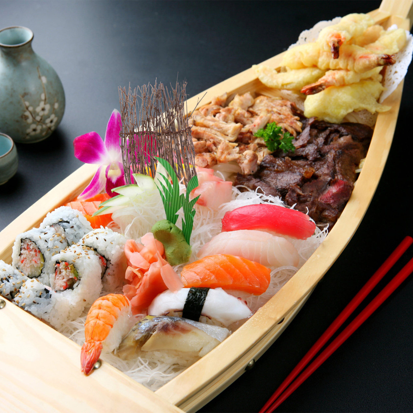 Sushi Mat Bamboo - 6 stuks bamboe-matten voor hekwerk, voor
