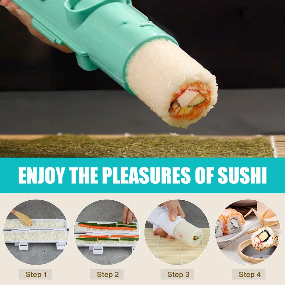 Sushi-set met verschillende st - Sushi Mat Bamboo recensie en prijs