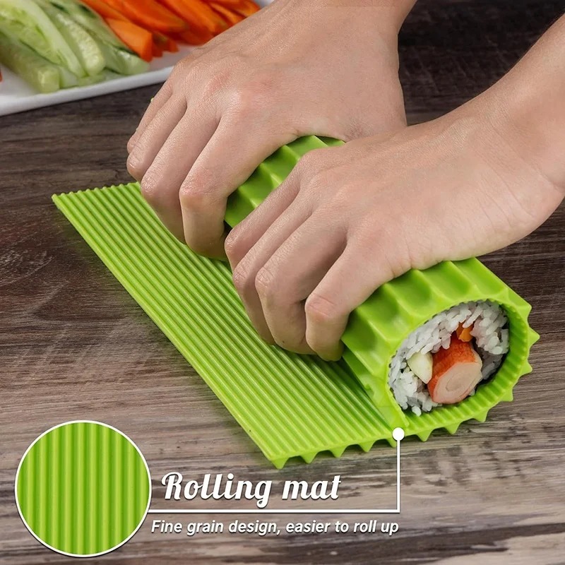 Siliconen Handrol Sushi Rollin - Sushi Mat Bamboo recensie en prijs