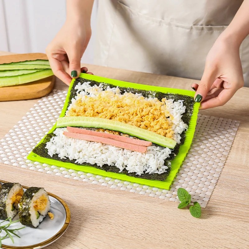 Siliconen Handrol Sushi Rollin - Sushi Mat Bamboo recensie en prijs