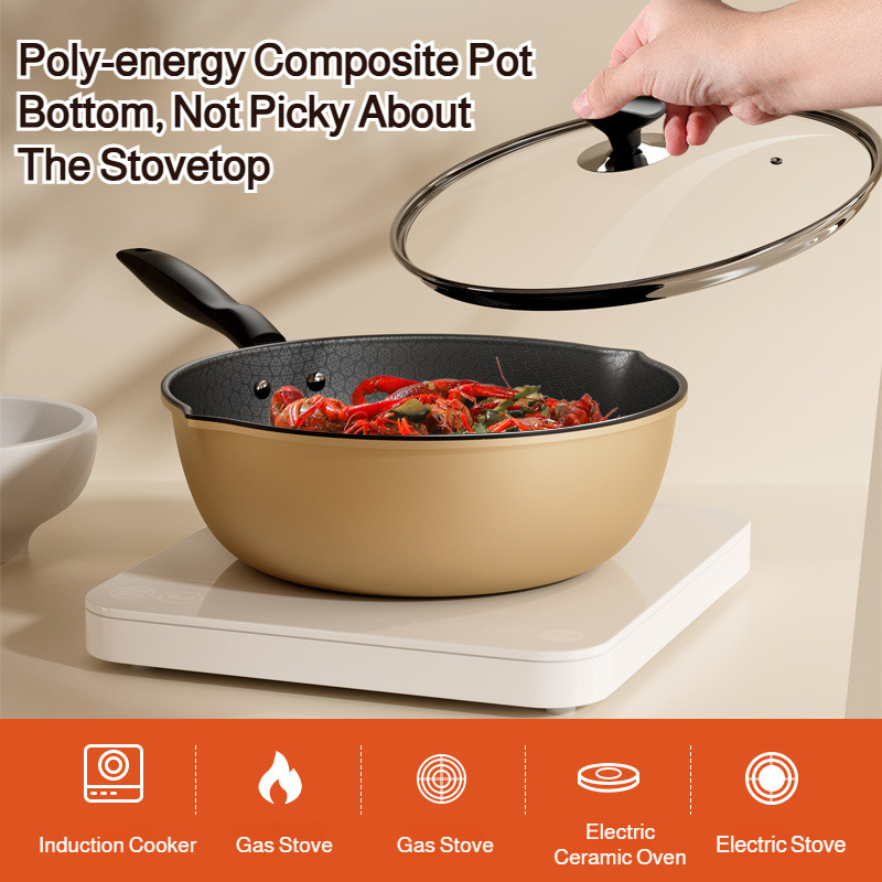 【Koekenpan met antiaanbaklaag】 - Wok Carbon Steel recensie en prijs