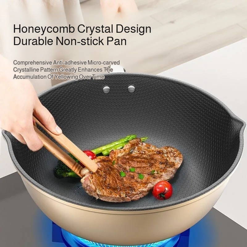 【Koekenpan met antiaanbaklaag】 - Wok Carbon Steel recensie en prijs