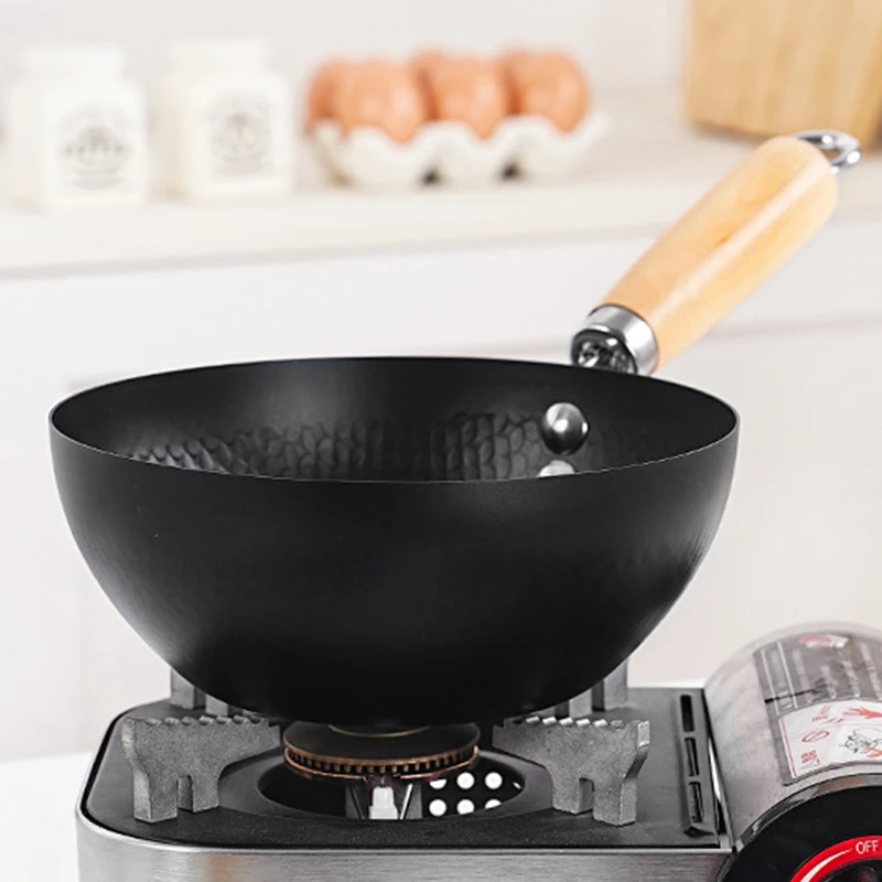 Koolstofstalen mini-wok 20cm,  - Wok Carbon Steel recensie en prijs