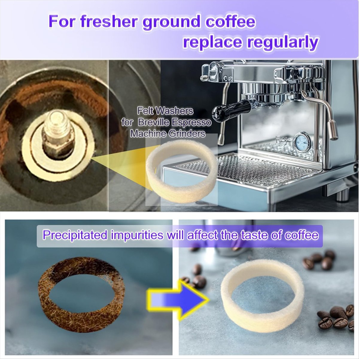 (A64E) 6-delige vilten wasmach - Breville Espresso Bes870 recensie en prijs