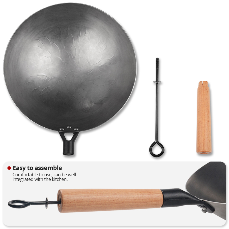 Chinese Ijzeren Wok Handgemaak - Wok Carbon Steel recensie en prijs