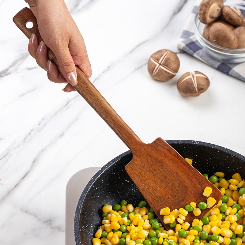 1PC-Houten spatel voor antiaan - Home Cooking Kitchen recensie en prijs