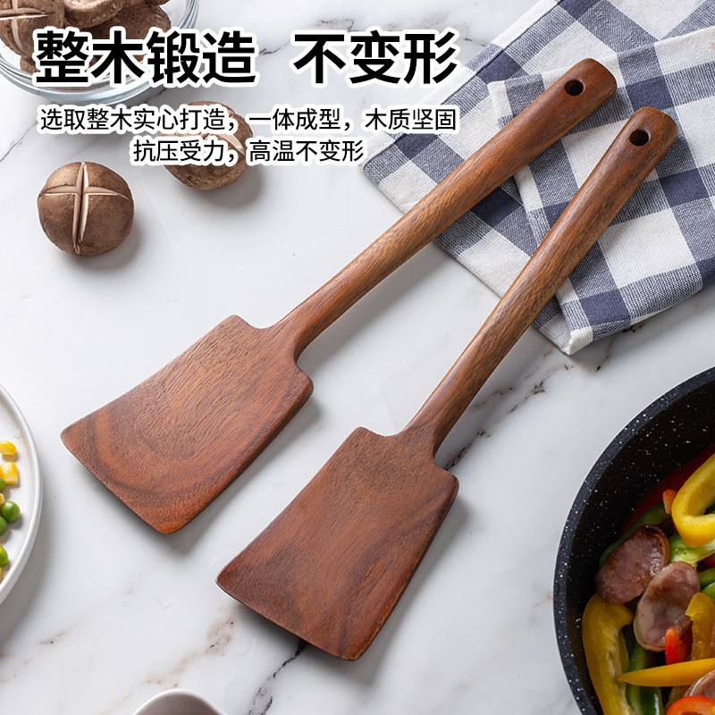 1PC-Houten spatel voor antiaan - Home Cooking Kitchen recensie en prijs