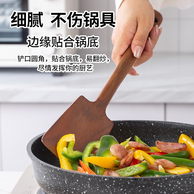 1PC-Houten spatel voor antiaan - Home Cooking Kitchen recensie en prijs