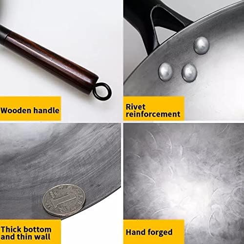 Traditionele ijzeren wok, woks - Wok Carbon Steel recensie en prijs