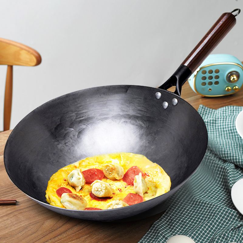 Traditionele ijzeren wok, woks - Wok Carbon Steel recensie en prijs
