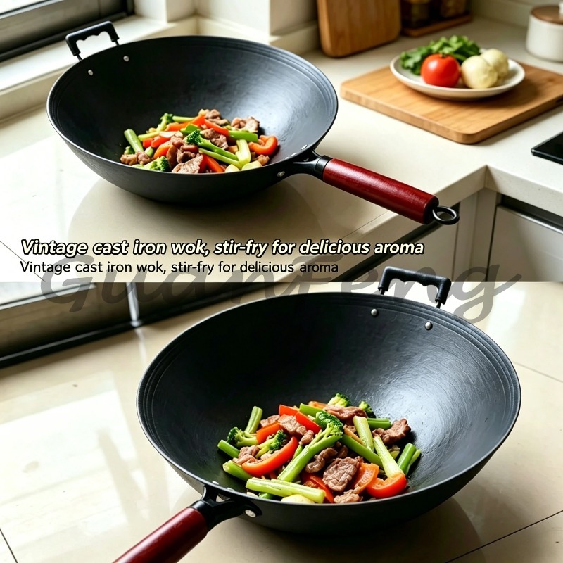 Handgesmede ijzeren pannen, Ch - Home Cooking Chinese recensie en prijs